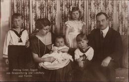 ! Alte Ansichtskarte, Adel, Royalty, Haus Braunschweig-Lüneburg , Herzog Ernst August Und Familie - Case Reali