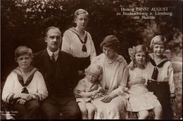 ! Alte Ansichtskarte, Adel, Royalty, Haus Braunschweig-Lüneburg , Herzog Ernst August Und Familie, Matrosenanzug - Koninklijke Families