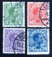 Danmark - D2/5 - (°)used - 1913 - Koning Christian X - Used Stamps