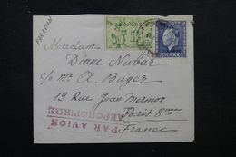 GRECE - Enveloppe D'Athènes Pour Paris, Affranchissement Plaisant - L 63395 - Lettres & Documents