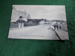 VINTAGE UK SCOTLAND: OBAN Corran Esplanade And Alexandra Hotel B&w 192? Valentines - Argyllshire