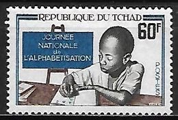 T C H A D     -   1968     Y&T N° 154 **.   Alphabétisation  /  Ecriture - Tsjaad (1960-...)