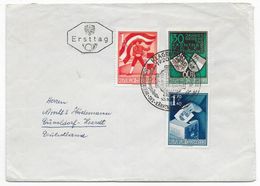 AUTRICHE - 1950 - ANK 964/966 Sur ENVELOPPE FDC De KLAGENFURT - COTE 2009 = 300 EUR ! - FDC