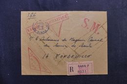 AFARS ET ISSAS - Enveloppe Militaire De Djibouti Pour La France ( Recommandé)  Par Valise Diplomatique En 1969 - L 63439 - Lettres & Documents