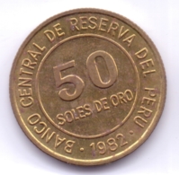 PERU 1982: 50 Soles De Oro, KM 273 - Peru