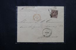 ESPAGNE - Enveloppe De Cadix Pour La France En 1878, Affranchissement Plaisant - L 63458 - Storia Postale