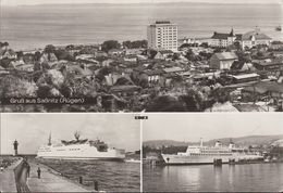 D-18546 Sassnitz - Schwedenfährschiff "Skane" Und "Saßnitz" Im Hafen - Sassnitz