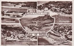 Greetings From Isle Of Wight (Freshwaterv Bay, Yarmouth, Bembridge Harbour, St Catherine's Lighthouse,SHanklin Promenade - Autres & Non Classés