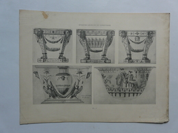 Documents Anciens De La Manufacture Nationale De SEVRES - Egon HESSLING : Planche 2 - Epoques LOUIS XVI Et Directoire - Sèvres (FRA)