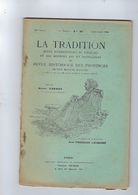 Livret  La Tradition  Revue Internationale Du Folklore   Et Des Sciences  Qui S'y Rattachent  1906  Juillet-aout - Unclassified