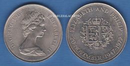 GREAT BRITAIN 1972  ROYAL WEDDING ANNIVERSARY  25 NEW PENCE (CROWN)  EXTREMELY FINE CONDITION  PLEASE SEE SCANS - 25 New Pence