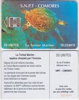 43/ Comoros; P7. Turtle, CN Yellow - Comoren