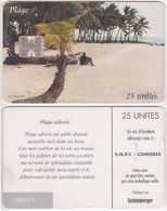 47/ Comoros; P18. Beach, CN White - Comores