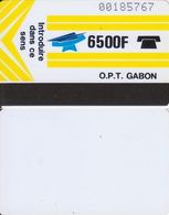 83/ Gabon; Autelca, P9. Logo - Yellow / White, Without Line At Bottom - Gabon