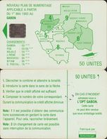 87/ Gabon; P11. Green Map, 50 Ut., SC5, CN C51100985 - Gabun