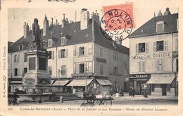 Lons Le Saunier         39     Rue Tamisier Et  Statue Du Général Lecourbe   ( Voir Scan) - Lons Le Saunier