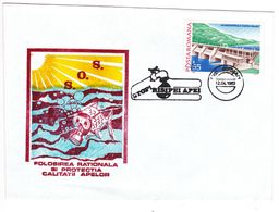 Roumanie , Romania  , 1982  , Rational Use Of Water ,  Special Cancell , Cover - Marcophilie