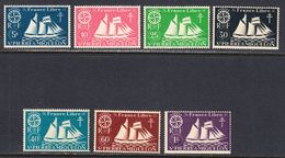 St. Pierre & Miquelon 1942 Mint No Hinge, Sc# ,SG ,Yt 296-302 - Nuevos