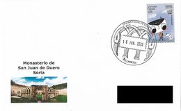 SPAIN. POSTMARK SAN JUAN DE DUERO MONASTERY. SORIA 2020 - Other & Unclassified