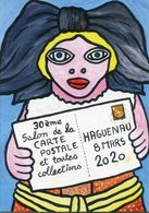 ERGON HAGUENAU Salon De La Carte Postale Et Toutes Collections 8 Mars 2020 - Ergon