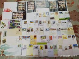 India 2013 Year Pack Of 57 FDCs On Cinema Flowers Sikhism Dam Railway Cricket Wildlife Vivekananda - Años Completos