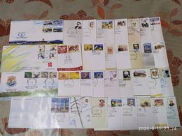 India 2012 Year Pack Of 33 FDCs On Olympic Games Lighthouse Joints Issue Wildlife Animals Aviation - Volledig Jaar