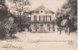 MONDORF - VUE DE L'ETABLISSEMENT EN ENTRANT DANS LE PARC - NELS SERIE 3 N° 3 - Bad Mondorf