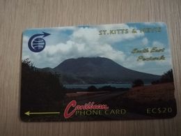 ST KITTS & NEVIS   GPT CARD $20,-   3CSKD     NO STK-3D   SOUTH EAST PENINSULA 2    Fine Used Card  **2331** - St. Kitts & Nevis