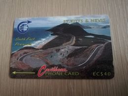 ST KITTS & NEVIS   GPT CARD $40,-   3CSKF     NO STK-3F   SOUTH EAST PENINSULA 2    Fine Used Card  **2332** - St. Kitts En Nevis