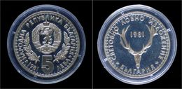 Bulgaria 5 Leva 1981- Expo 1981 In Plowdiw Proof - Bulgarie