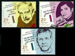 2020	Israel	3v	Israeli Authors And Poets - Ungebraucht (mit Tabs)