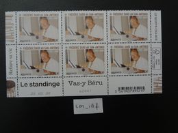 2020 FRANCE BLOC 6 TIMBRES DATÉ 0,97 " FRÉDÉRIC DARD DIT SAN-ANTONIO "  DATE 23.03.20  Neuf** Gommés - 2020-…