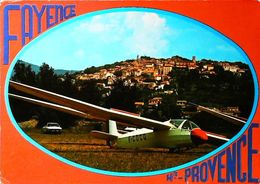 1970s PLANEUR ( Glider Sailplane ) à Fayence - Parachutespringen