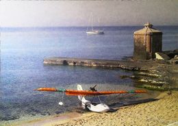 1990s ULM ( Ultralight Aviation - Motorluchtvaartuig ) Principato Di Leuca - Parachutting