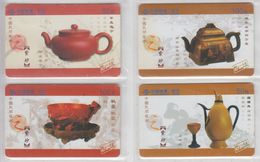 CHINA 2004 KETTLE SET OF 4 CARDS - Lebensmittel