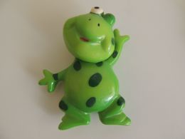 MAGNET       GRENOUILLE    TETE SUR PETIT RESSORT - Animales & Fauna