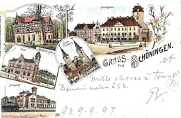 SCHÖNNGEN - Gruss Aus Schöningen - Ed. Fr. Raddatz, Schöningen - Helmstedt