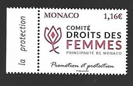 Monaco 2020 - Yv N° 3214 ** - Comité Pour La Promotion Et La Protection Des Droits Des Femmes - Nuevos