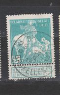 COB 90 Oblitération Centrale Agence BRUXELLES * 29 * +50 - 1910-1911 Caritas