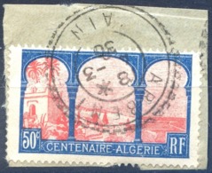 France N°263 - Oblitéré Sur Fragment - TAD Perlé ARBENT Ain 1930 - (F582) - Gebruikt