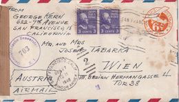 USA 1948      ENTIER POSTAL/GANZSACHE/POSTAL STATIONARY LETTRE CENSUREE DE SAN FRANCISCO POUR WIEN - 1941-60