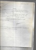 Bf - Unique 4 Pages Dactylographiees 1922 Du  Capitaine LEVEL Concernant Les Premieres Semaines De Guerre 17 Eme RI 1914 - Manuscripts