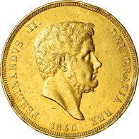 Monnaie, États Italiens, NAPLES, Ferdinando II, 30 Ducati, 1840, TTB, Or - Napoli & Sicilia