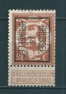 PREO 50 Op Nr 109 BRUSSEL 14 BRUXELLES - Positie B - Sobreimpresos 1912-14 (Leones)