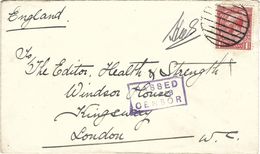 UK GB 1917 HMS Queen Elizabeth Battleship Grand Fleet Flagship Signed Capt. Royal Marines Henry K. Stephens Censor Cover - Militaria