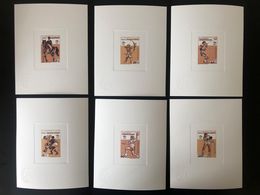 Mauritanie 1990 / 1992 Epreuve D'Artiste Artist Proof Mi. 970 / 975 Jeux Olympiques Olympic Games Barcelona Olympia - Other & Unclassified