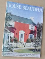 1941 HOUSE BEAUTIFUL September BUILDING Magazine COOKING Furnishing GARDENING History USA - Casa