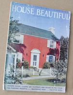 1941 HOUSE BEAUTIFUL September BUILDING Magazine COOKING Furnishing GARDENING History USA - Haus & Heim