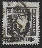 LOMBARDIE VENETIE - YVERT N°6A (TYPE 1) / Mi 7Ia OBLITERE - COTE = 350 EUR. - Lombardo-Venetien