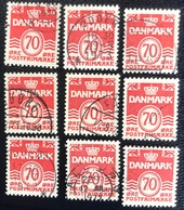 Danmark - Denmark - Denemarken - D2/4 - (°)used - 1972 - Golflijnen - Verzamelingen